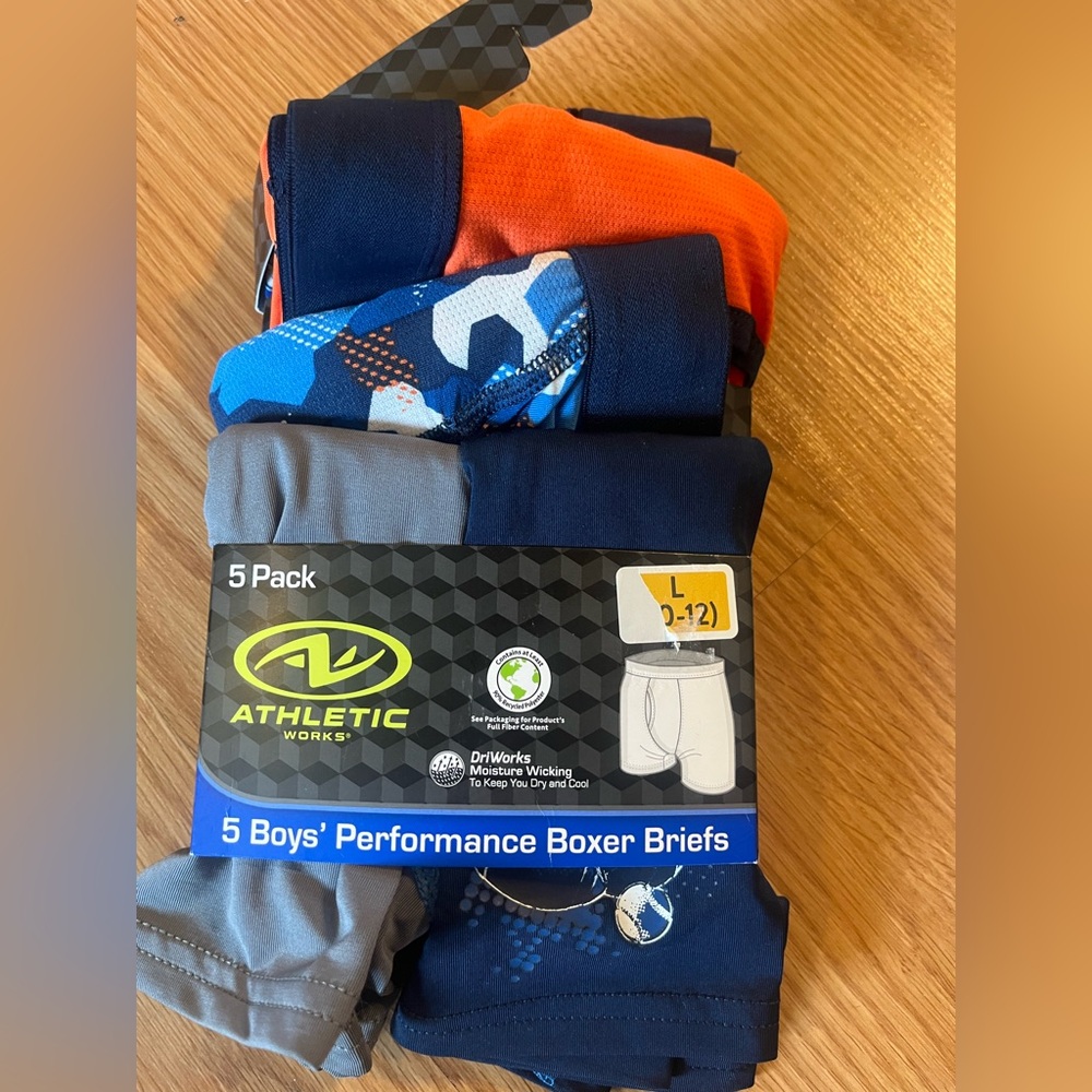NEW Athletic Works Boys underwear Size L10-12